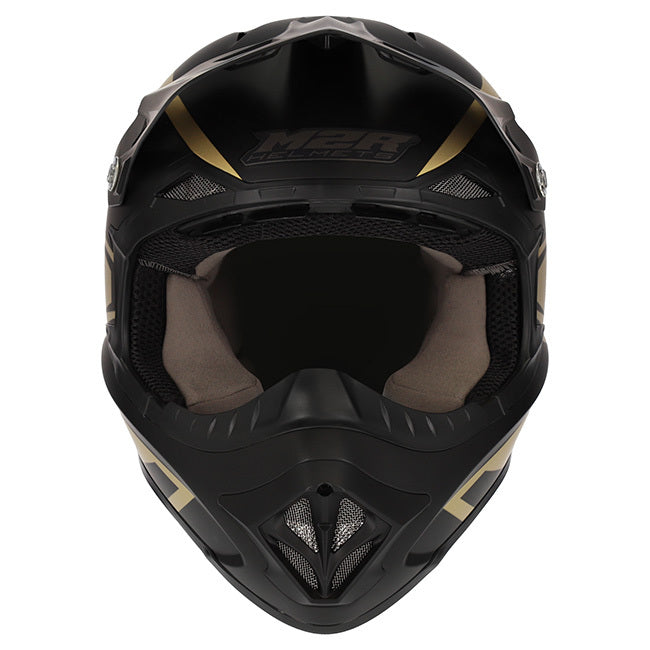 M2R Exo Unit Protech Pc-9F Helmet - Matt Gold/Black