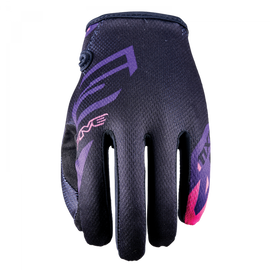 Five MXF 4 Ladies Scrub Gloves - Black/Pink