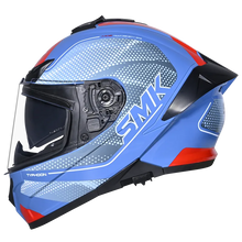 Load image into Gallery viewer, SMK Typhoon 06 Mystic (MA551) Full Face Helmet - Matt Blue/White