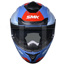 Load image into Gallery viewer, SMK Typhoon 06 Mystic (MA551) Full Face Helmet - Matt Blue/White