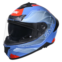 Load image into Gallery viewer, SMK Typhoon 06 Mystic (MA551) Full Face Helmet - Matt Blue/White
