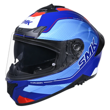 Load image into Gallery viewer, SMK Typhoon 06 Mystic (GL553) Full Face Helmet - Blue/Red