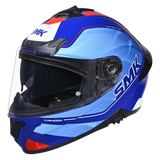 SMK Typhoon 06 Mystic (GL553) Full Face Helmet - Blue/Red
