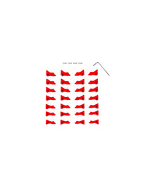 Alpinestars Extension Stop Set S-Tech Rk-10 Knee Brace - Red