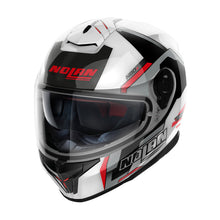 Load image into Gallery viewer, Nolan N80-8 Full Face Classic Helmet - White Black Red Silver