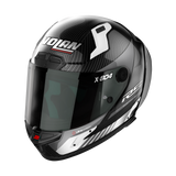 Nolan X-804 RS Full Face Hot Lap Helmet - Carbon White
