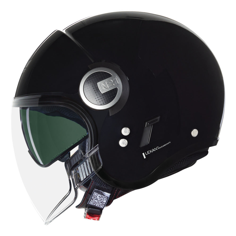Nolan N21 Visor Open Face Classico Helmet - Gloss Black