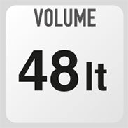 Givi OBKN48BR Trekker 48 Litre Outback Right Side- Cases  - Black Line