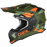 Oneal 2023 2 SRS Spyde V.23 Green/Black/Orange Helmet