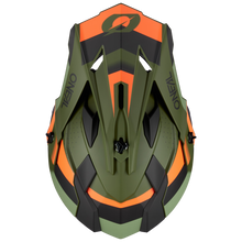 Load image into Gallery viewer, Oneal 2023 2 SRS Spyde V.23 Green/Black/Orange Helmet