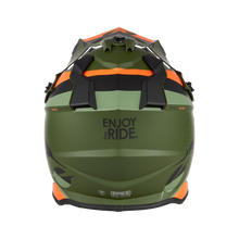 Load image into Gallery viewer, Oneal 2023 2 SRS Spyde V.23 Green/Black/Orange Helmet