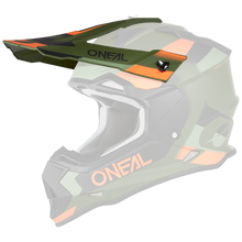 Load image into Gallery viewer, Oneal Replacement Peak for 2023 2 SRS Spyde V.23 Green/Black/Orange Helmet