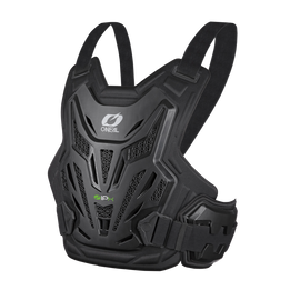 Oneal Replacement Strap Kit Black for Split Chest Protector Lite