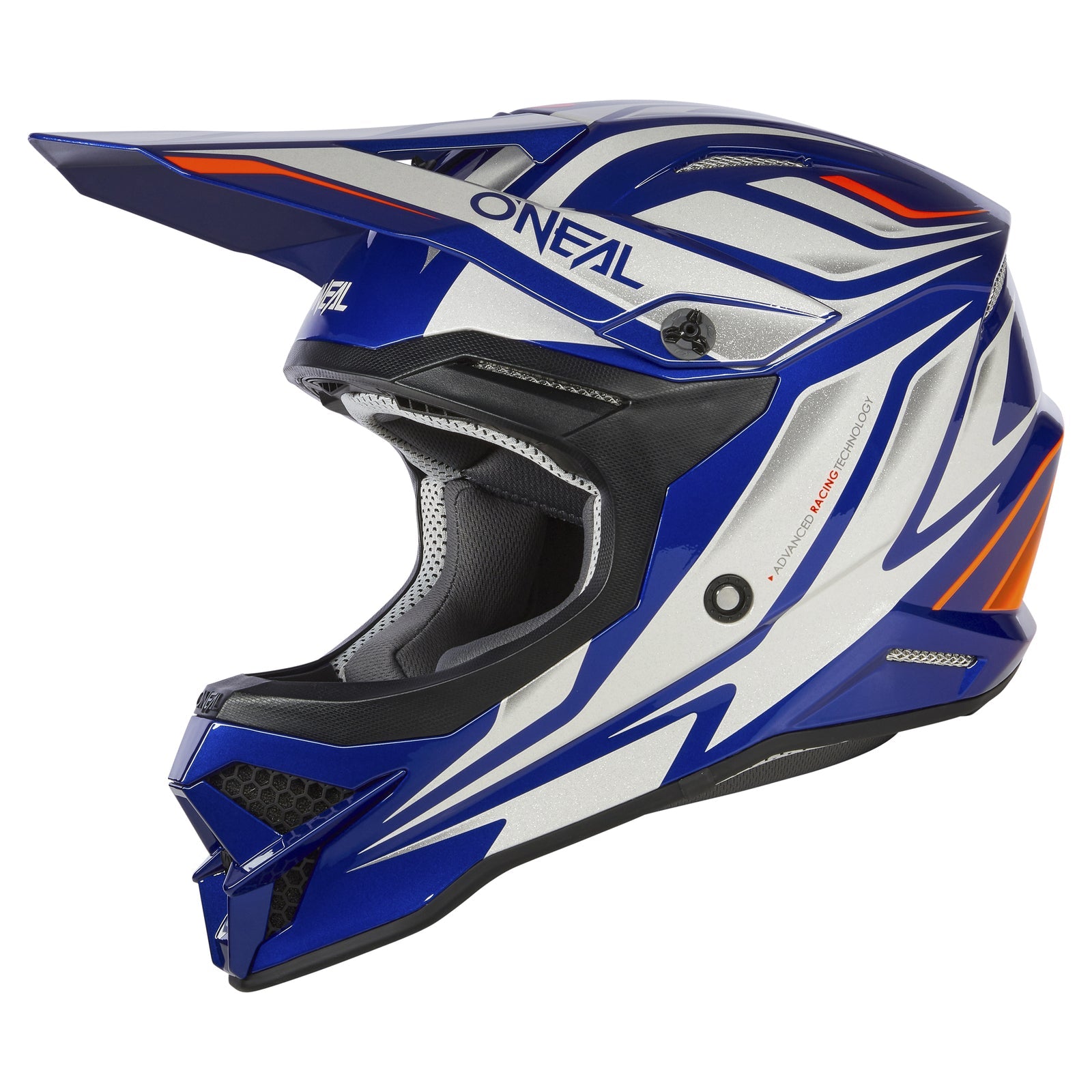 Oneal 2024 3 SRS Vertical V.23 Blue/White Helmet