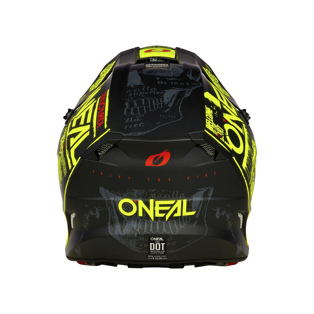 Oneal 2023 5 SRS Attack V.23 Black/Neon Yellow Helmet