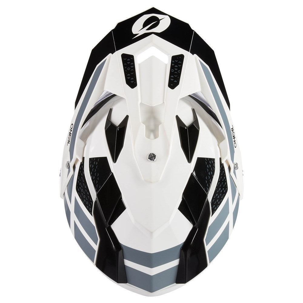 ONEAL 27 SIERRA HELM R - GLOSS WHT/BLK/GRY