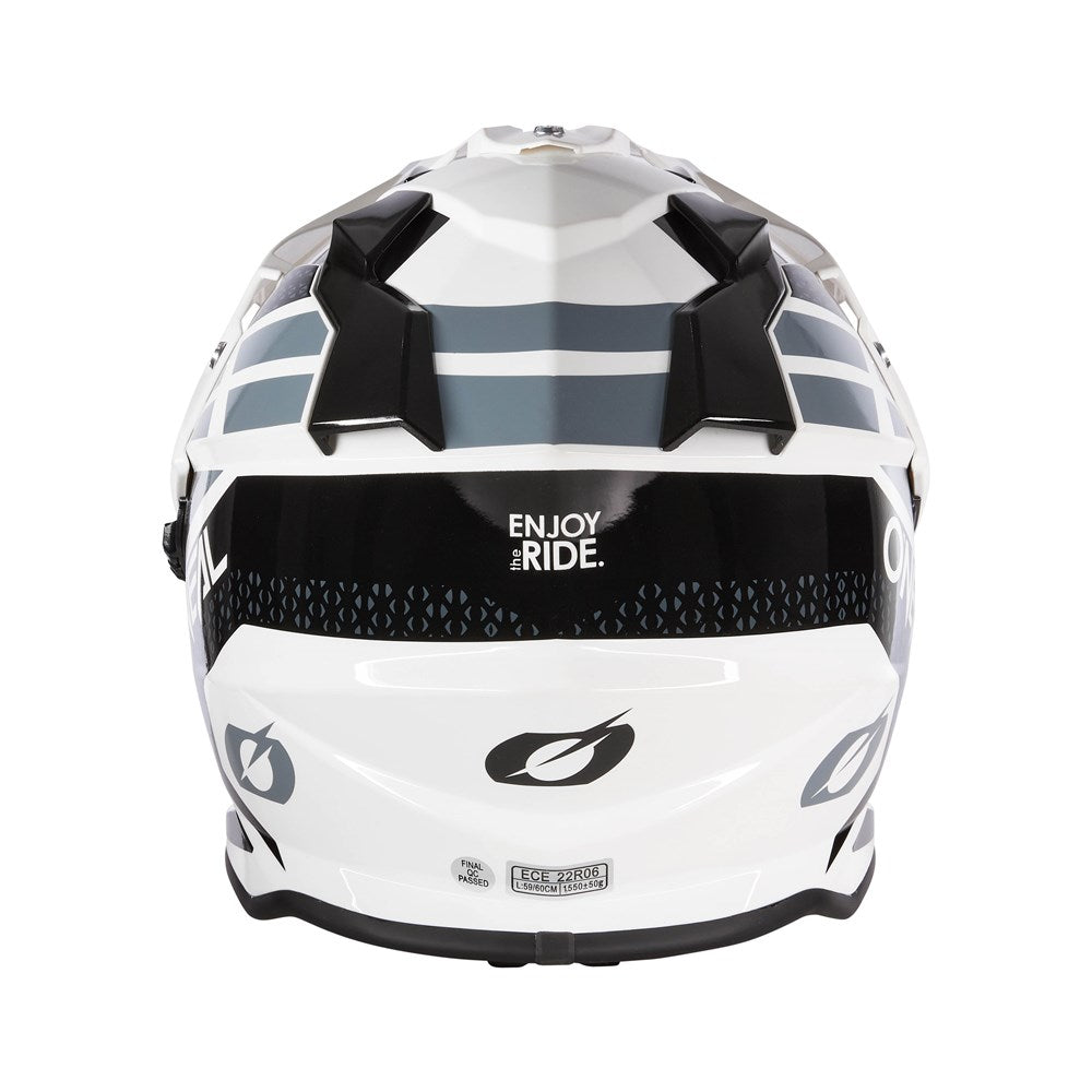 ONEAL 27 SIERRA HELM R - GLOSS WHT/BLK/GRY