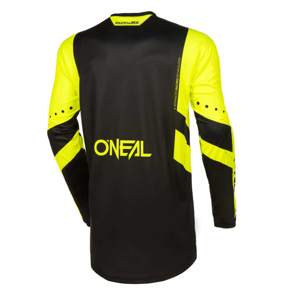 Oneal 2024 Element Racewear V.24 Black/Neon Yellow Jersey