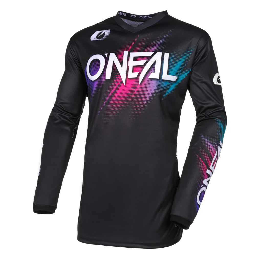 Oneal 2024 Element Voltage V.24 Black/Pink Youth Girls Jersey