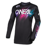 Oneal 2024 Element Voltage V.24 Black/Pink Youth Girls Jersey