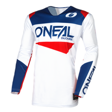 Load image into Gallery viewer, Oneal 2024 Hardwear Air Slam V.24 White/Blue/Red Jersey
