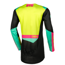 Oneal 2024 Hardwear Air Slam V.24 Black/Neon Yellow/Pink Jersey