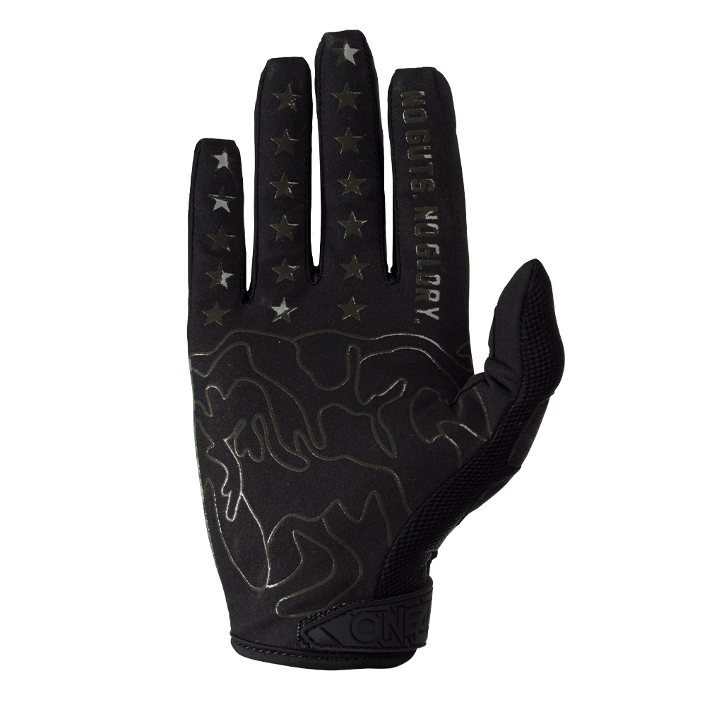 Oneal 2024 Mayhem Camo V.22 Black/Green Gloves
