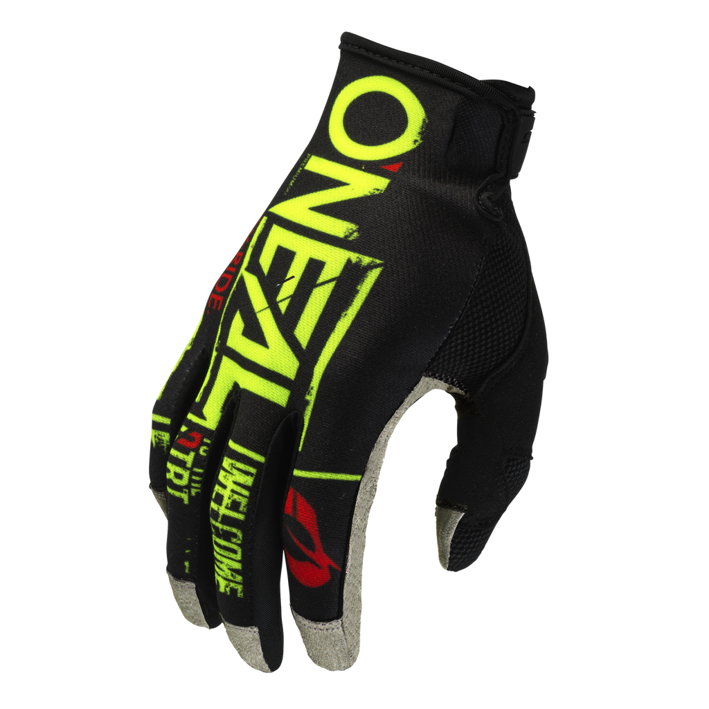 Oneal 2024 Mayhem Attack V.23 Black/Neon Yellow Youth Gloves