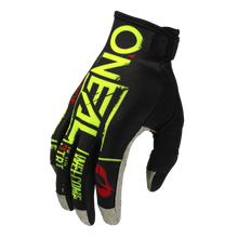 Load image into Gallery viewer, Oneal 2024 Mayhem Attack V.23 Black/Neon Yellow Youth Gloves