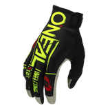 Oneal 2024 Mayhem Attack V.23 Black/Neon Yellow Youth Gloves