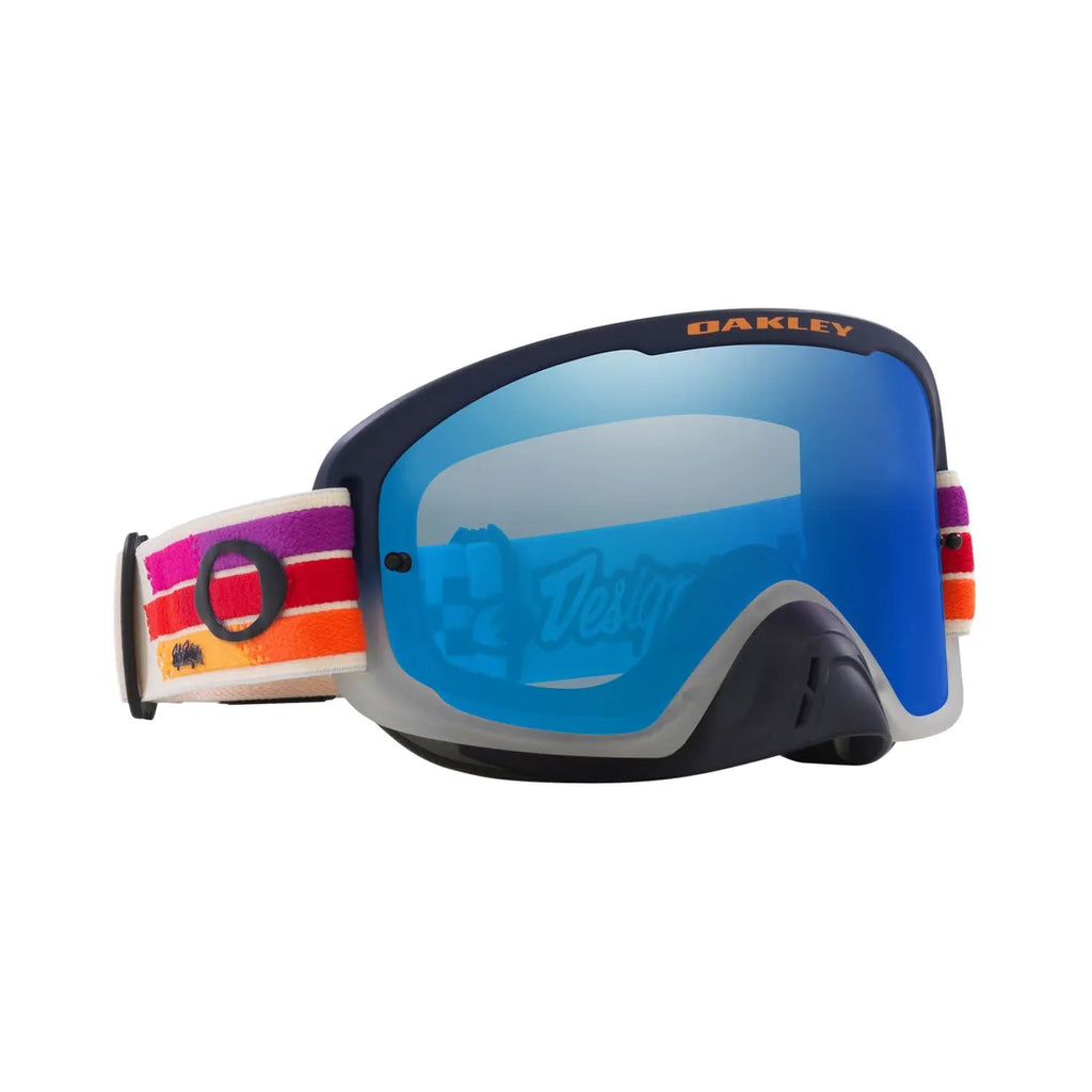 Oakley O Frame 2.0 Pro Troy Lee Designs Vanilla Sunrise Goggles With Black Ice Iridium Lens