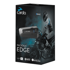 Cardo PACKTALK Edge Single Bluetooth Communication System