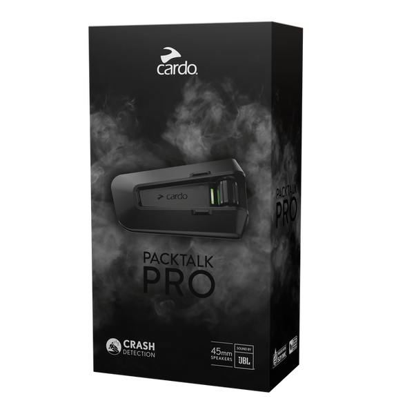 Cardo PACKTALK PRO (JBL Audio) single Bluetooth Intercom