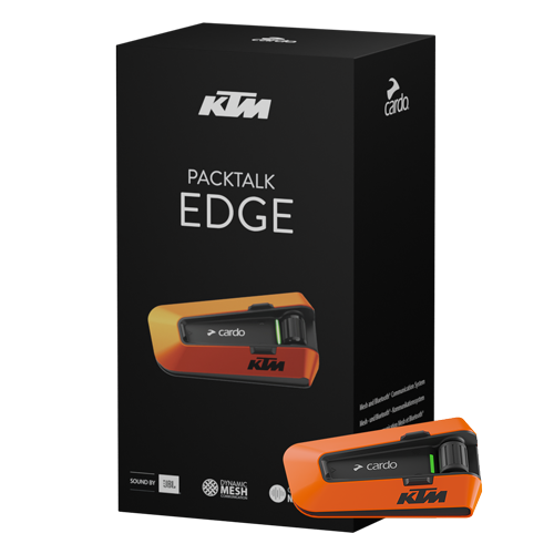 Cardo PACKTALK EDGE KTM Edition (JBL Audio) Bluetooth Intercom