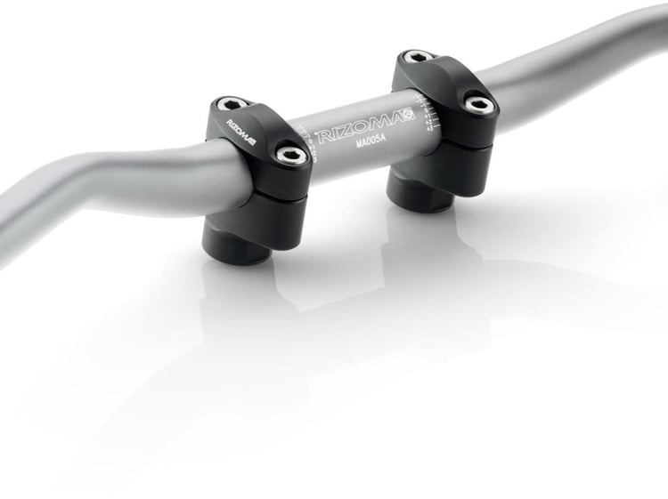 Rizoma 1 1/8\"x42mm Black Handlebar Risers