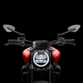 Rizoma Genesi Silver Right Mirror