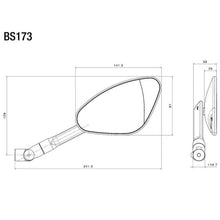 Load image into Gallery viewer, Rizoma Genesi Black Right Mirror