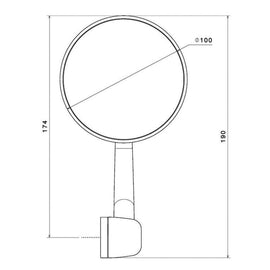 Rizoma Spirit RS Black Mirror