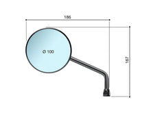 Load image into Gallery viewer, Rizoma One Harley Davidson Black Mirror