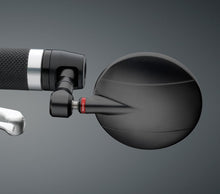 Load image into Gallery viewer, Rizoma Spy-R 80 Black Bar End Mirror