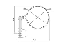 Load image into Gallery viewer, Rizoma Spy-Arm 80 Silver Mirror