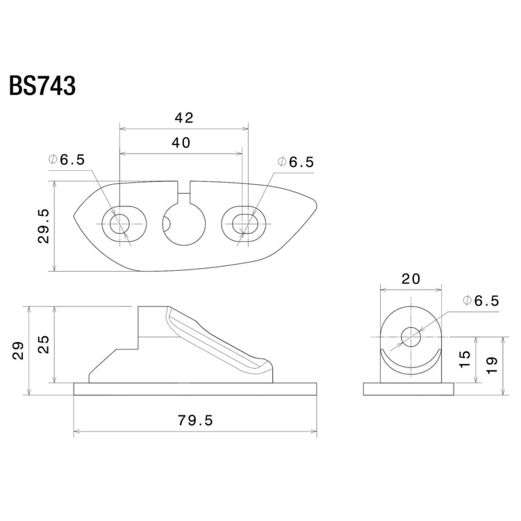 Rizoma BS743B Single Mirror Adapter