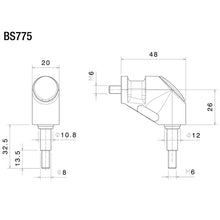 Load image into Gallery viewer, Rizoma BS775B Single Mirror Adapter