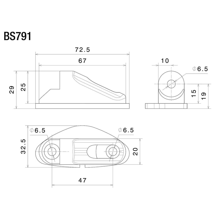 Rizoma BS791B Single Mirror Adapter