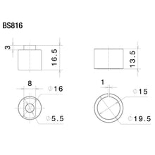 Load image into Gallery viewer, Rizoma BS816B Single Mirror Adapter