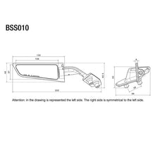 Load image into Gallery viewer, Rizoma Stealth Left &amp; Right Mirrors Pair For Yamaha R1 2020-2021 - Black