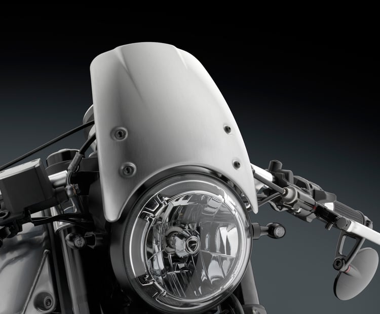 Rizoma Universal Silver Headlight Fairing