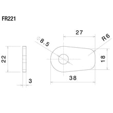 Load image into Gallery viewer, Rizoma FR221B Indicator Mounting Adapters