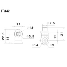 Load image into Gallery viewer, Rizoma FR442B Indicator Mounting Adapters