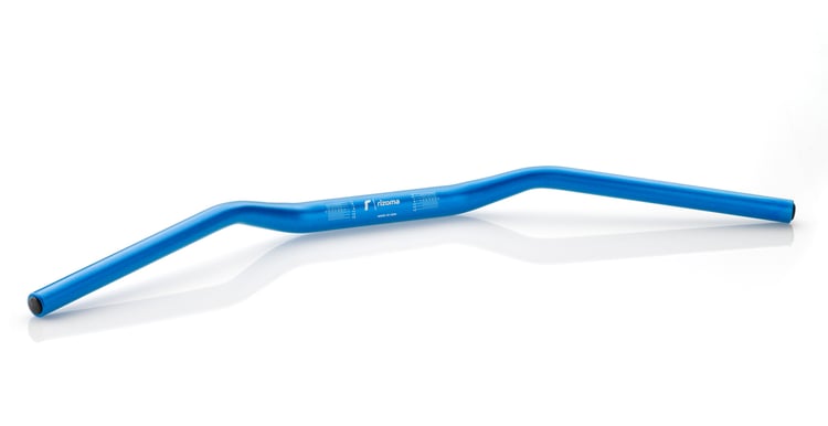 Rizoma Tapered 50mm Blue Handlebar